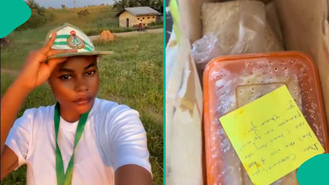Lady posts note she received from Delta food vendor she patronised, Nigerians impressed Lady posts note she received from Delta food vendor she patronised, Nigerians impressed