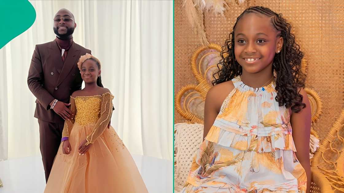 Davido celebrates his second daughter Hailey Adeleke on her 9th birthday.