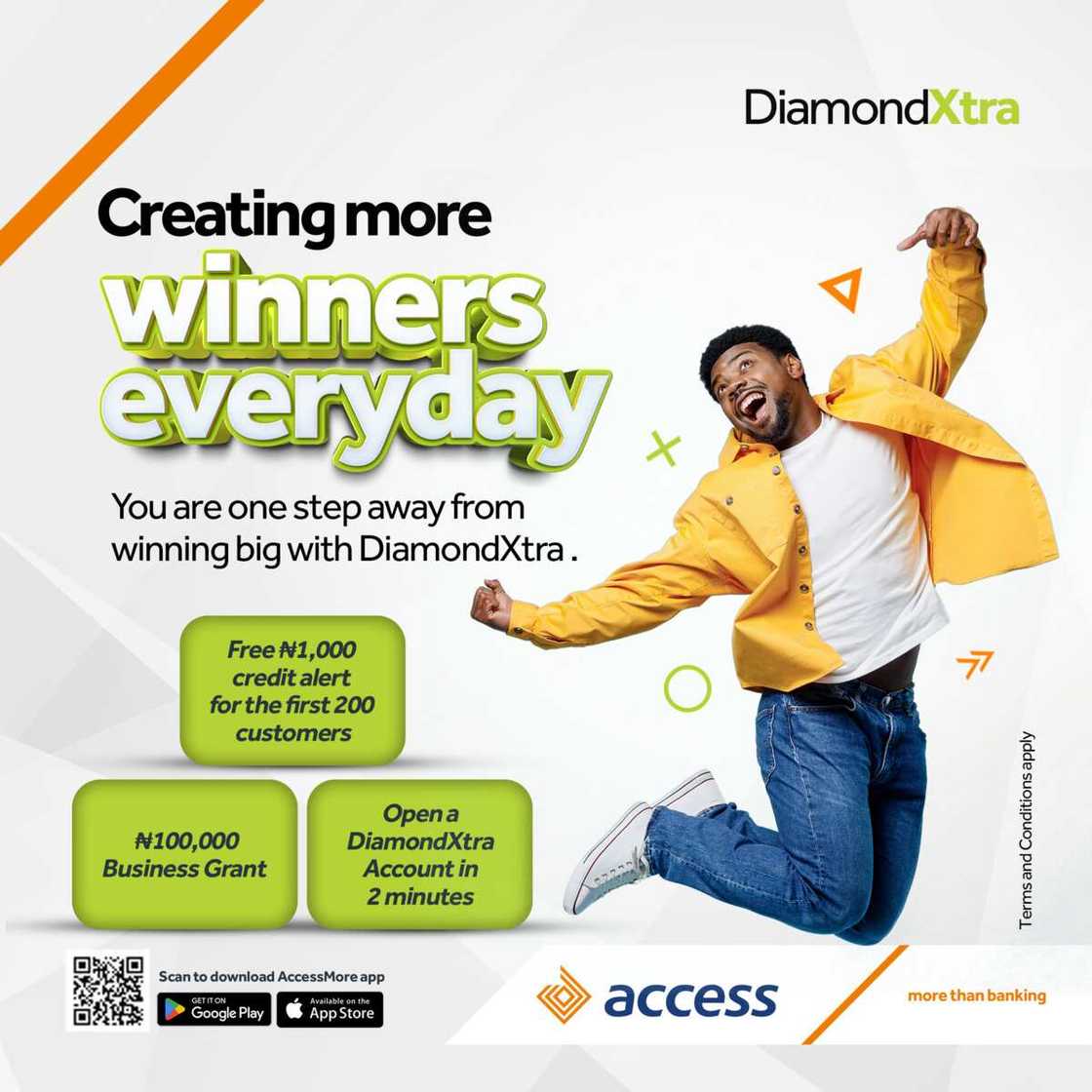 Access Bank to reward Customers with Cash prizes in DiamondXtra Digital campaign Access Bank to reward Customers with Cash prizes in DiamondXtra Digital campaign