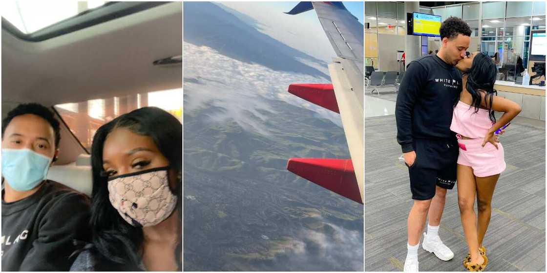 Undying Love as Lady Hops on a Plane With Hubby For a Dinner at His Favourite Restaurant in California Undying Love as Lady Hops on a Plane With Hubby For a Dinner at His Favourite Restaurant in California