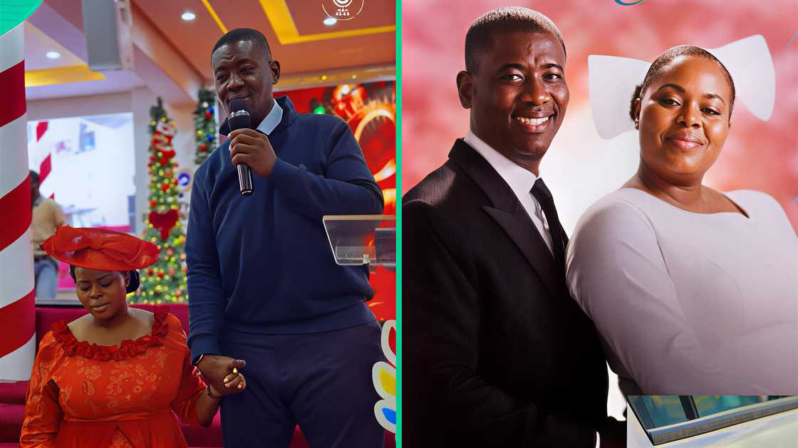 Leke Adeboye is trending over the prayers he made for his wife during their anniversary. Leke Adeboye is trending over the prayers he made for his wife during their anniversary.