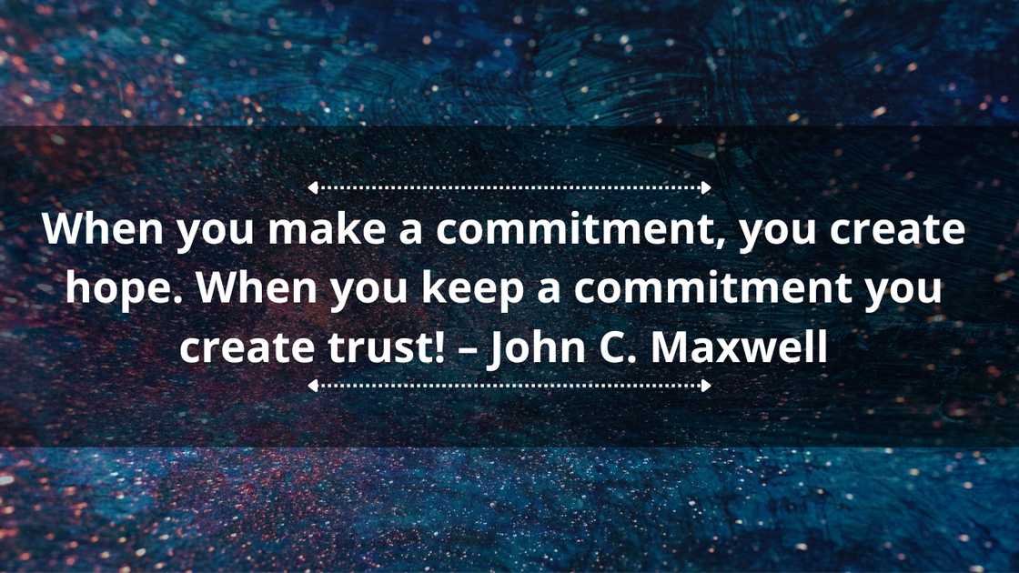 Inspirational commitment quotes