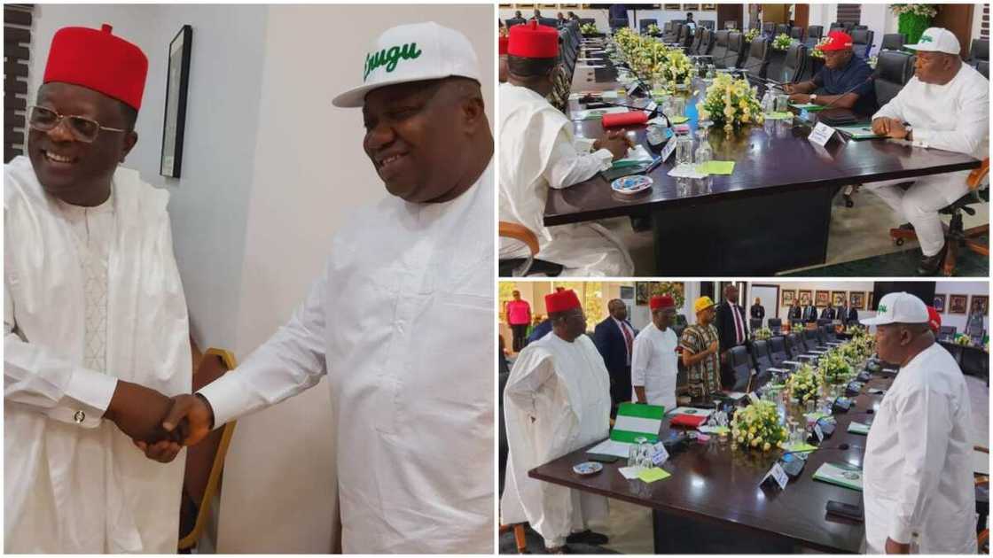 Southeast governors/Enugu meeting/Nnamdi Kanu/IPOB leader/Insecurity Southeast governors/Enugu meeting/Nnamdi Kanu/IPOB leader/Insecurity