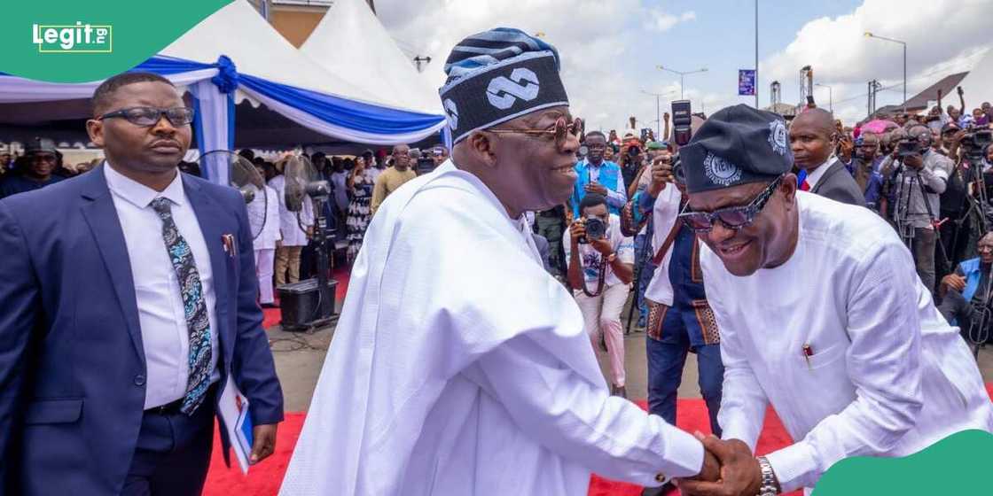 Tinubu hails Wike as he commissions key projects in the FCT.