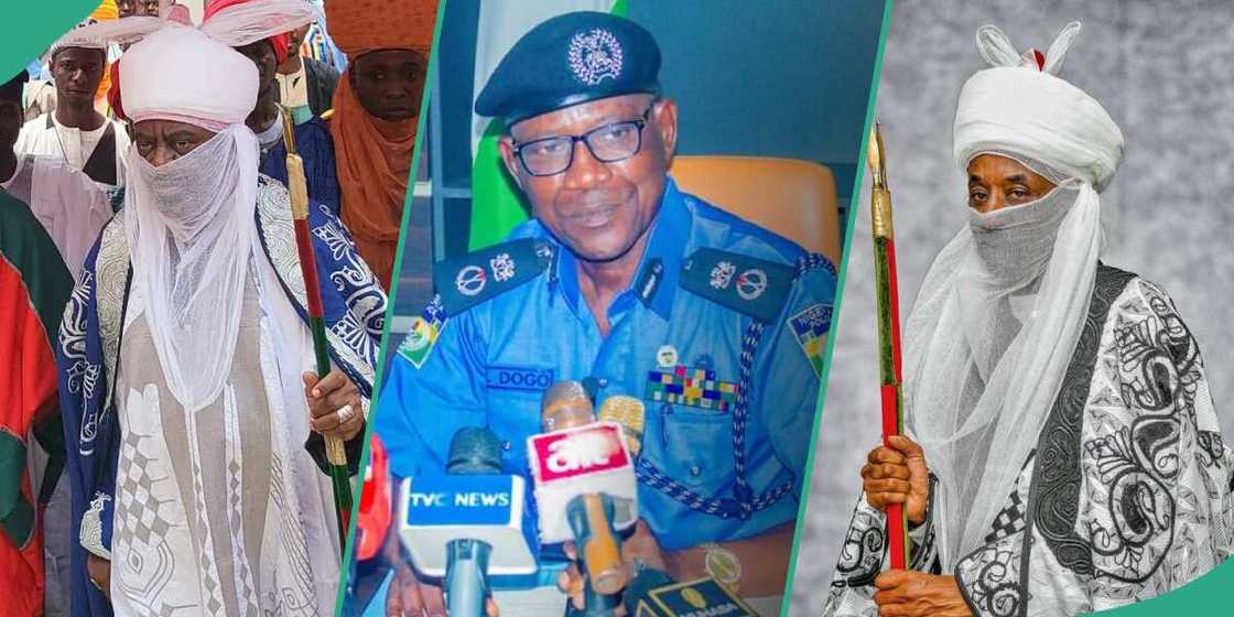 Kano state new police commissioner Salman Garba denies report linking him to family of deposed Aminu Ado Bayero.