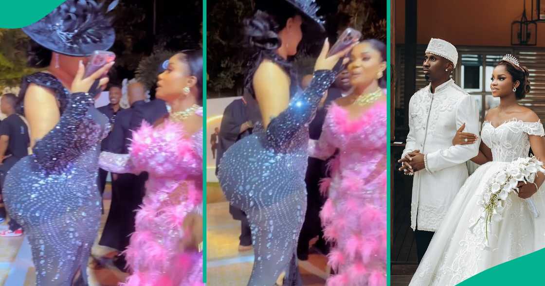 Curvy guest shines at Priscilla Ojo and Juma Jux's wedding in Tanzania. Curvy guest shines at Priscilla Ojo and Juma Jux's wedding in Tanzania.