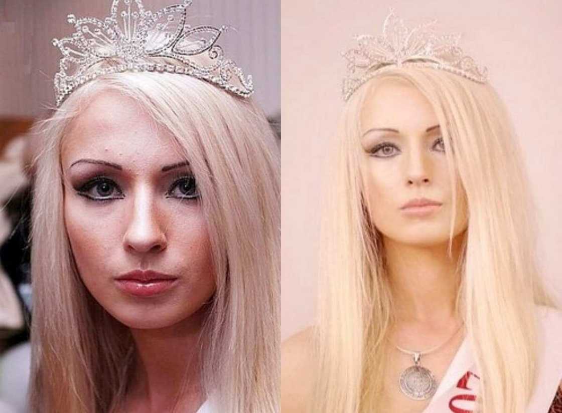 Valeria Lukyanova before Valeria Lukyanova before