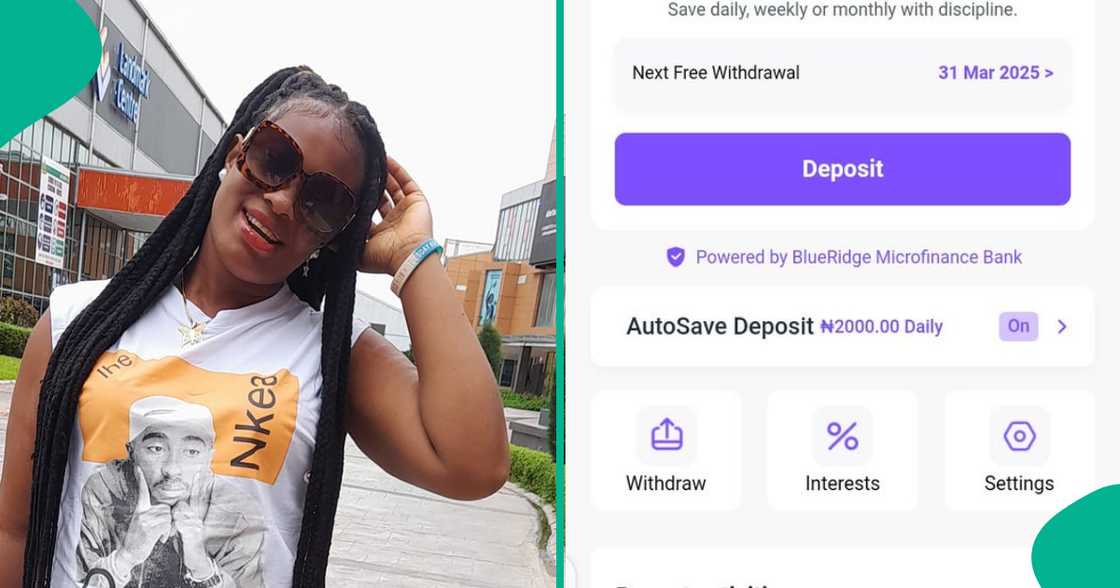 Lady shares how much she started saving daily