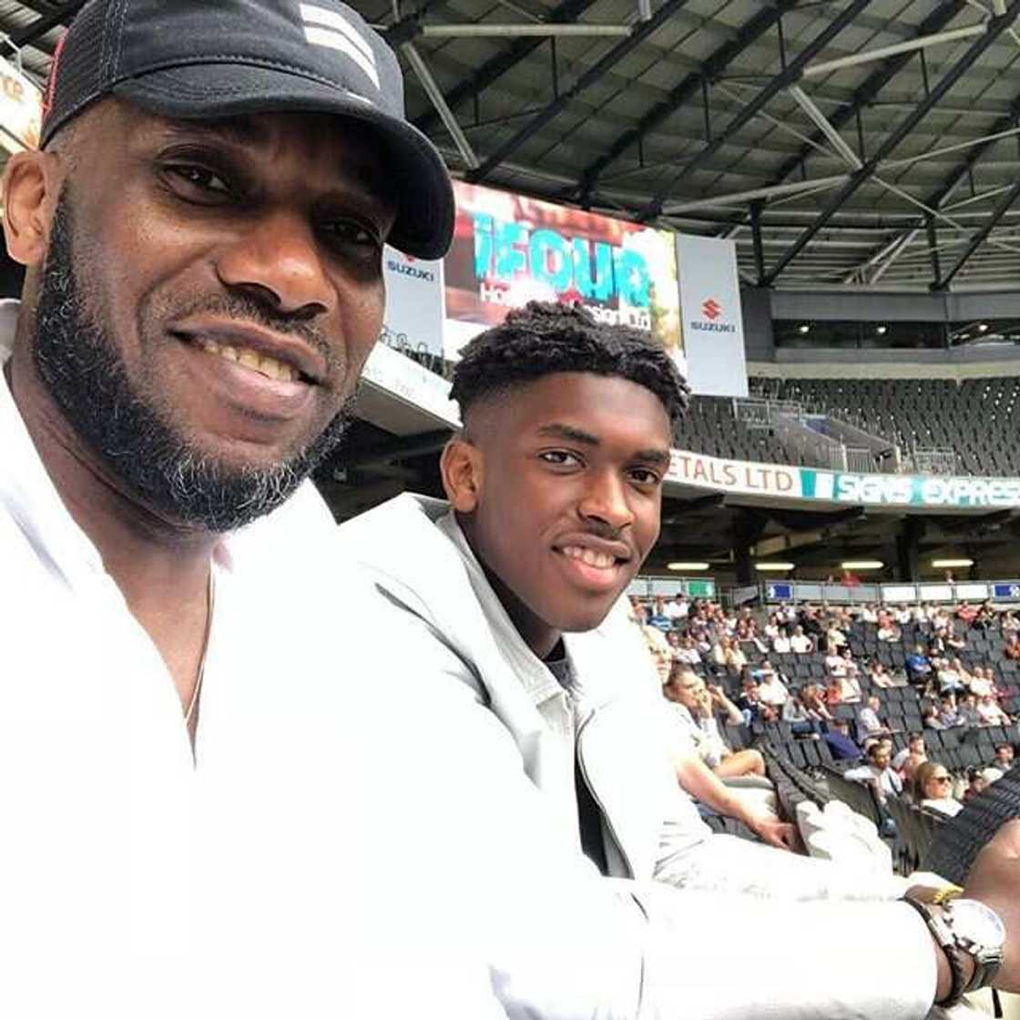 Okocha and son