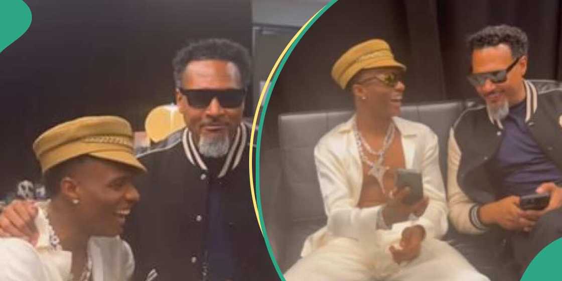 Nigrian singer Wizkid and Flytimefest CEO Cecil Hammond Nigrian singer Wizkid and Flytimefest CEO Cecil Hammond