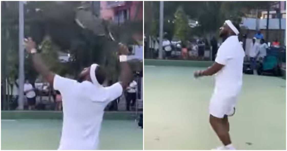 Davido shows off skills Davido shows off skills