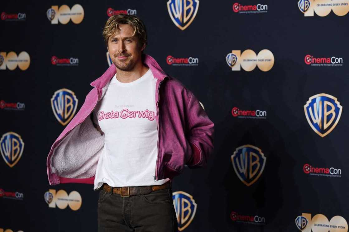Ryan Gosling arrives for the Warner Brothers Pictures red carpet photocall of "Barbie" during CinemaCon at Caesars Palace in Las Vegas Ryan Gosling arrives for the Warner Brothers Pictures red carpet photocall of "Barbie" during CinemaCon at Caesars Palace in Las Vegas