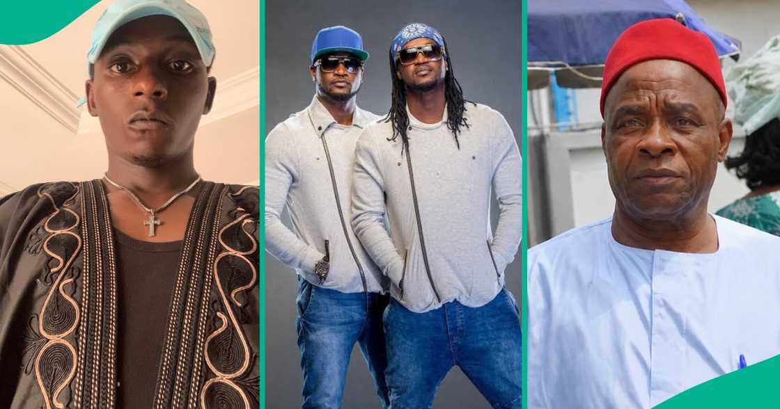 Man shares experience online, says his mother mother worked at P-Square's late father's bakery.
