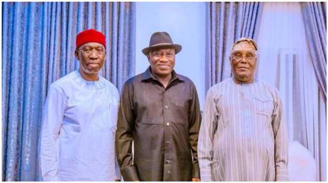 Okowa, Jonathan, Atiku