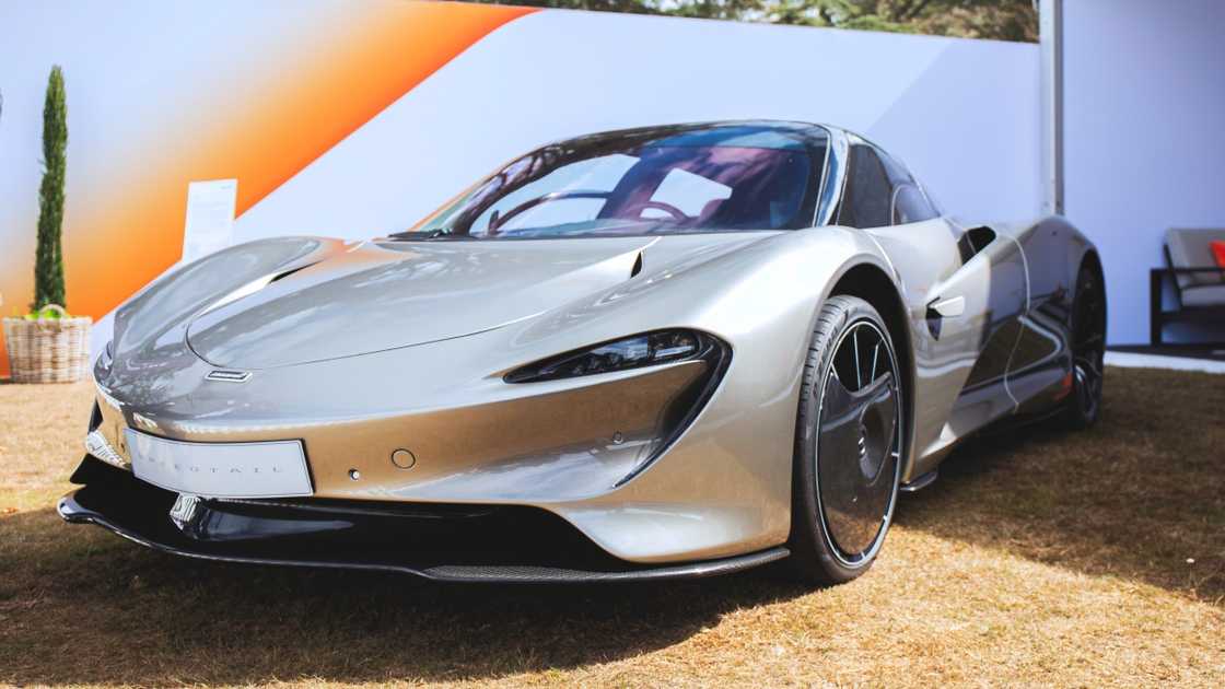 The McLaren Speedtail pictured at Salon Prive held at Blenheim Palace.