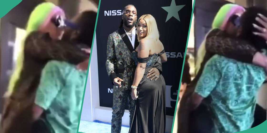 Video of Burna Boy and Stefflon Don kissing after reuniting goes viral