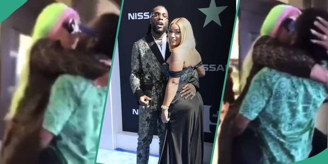 Video of Burna Boy and Stefflon Don kissing after reuniting goes viral Video of Burna Boy and Stefflon Don kissing after reuniting goes viral