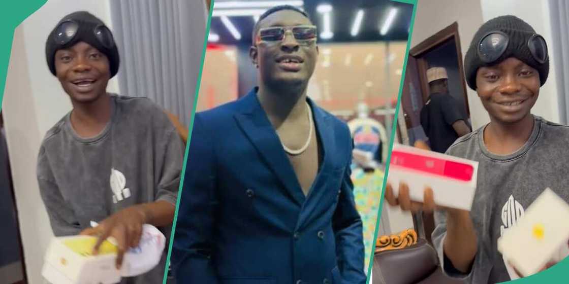 Portable's Young Duu gets a new iPhone from Carter Efe, Carter Efe Portable's Young Duu gets a new iPhone from Carter Efe, Carter Efe