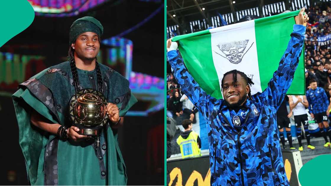 Ademola Lookman rocks Agbada as he wins 2024 CAF's African Player of the Year