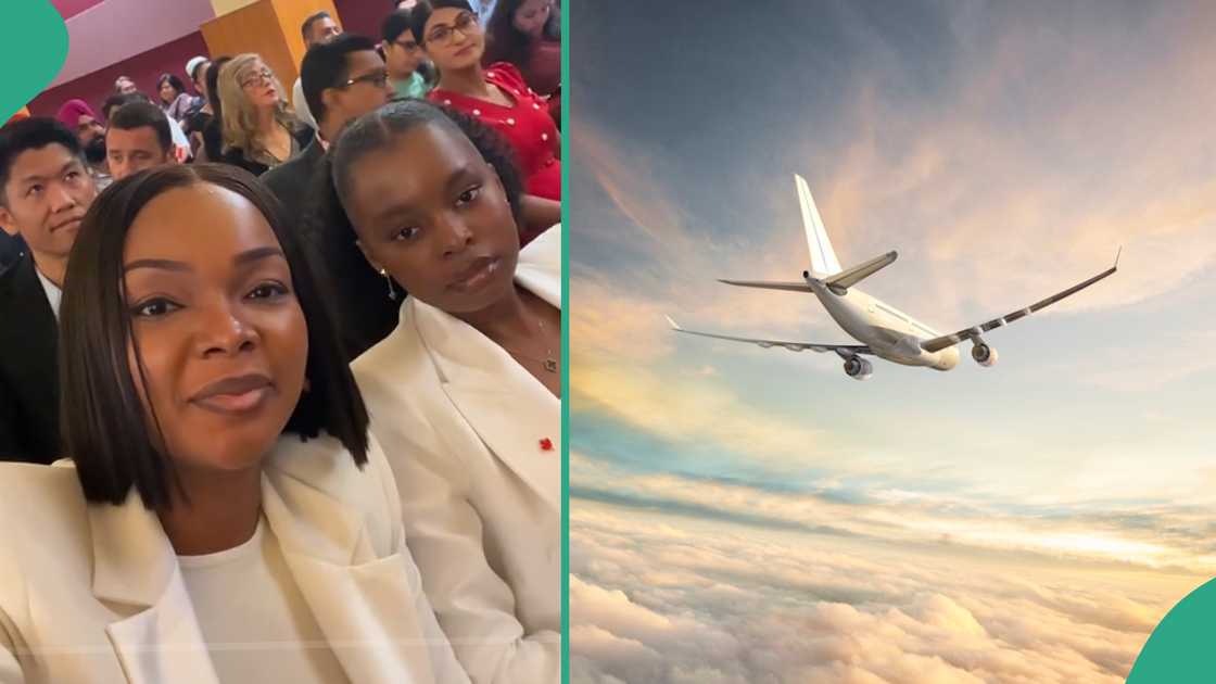 Nigerian lady and daughter bag Canadian citizenship.