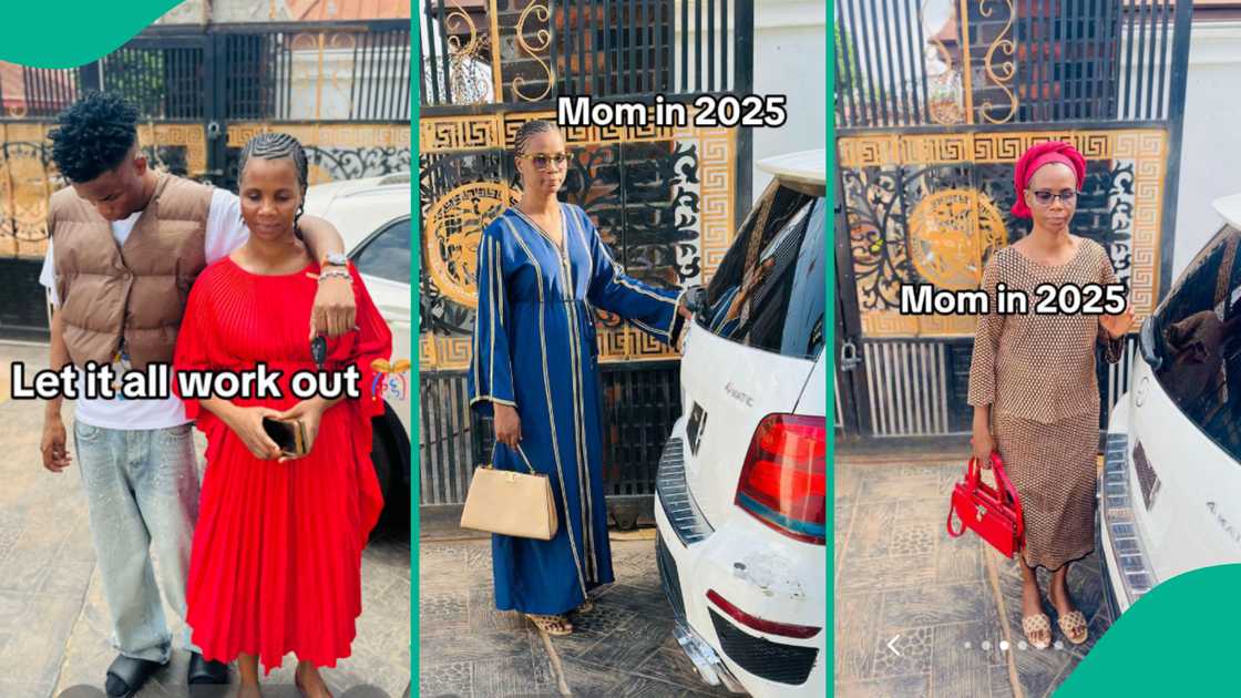 Man buys car for his mother after people wrote him off. Man buys car for his mother after people wrote him off.