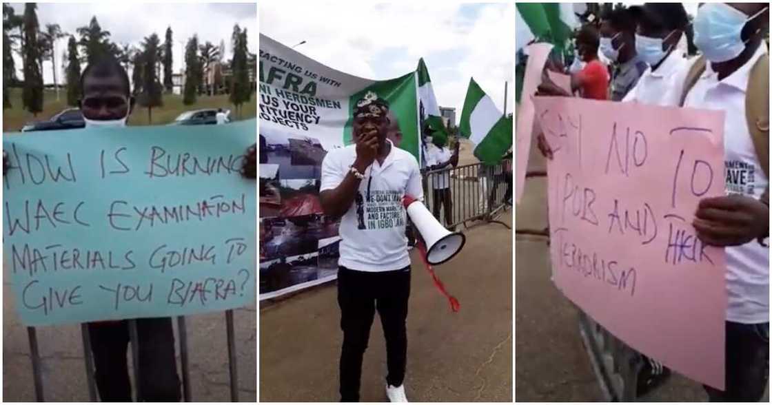 Anti-IPOB protesters Anti-IPOB protesters