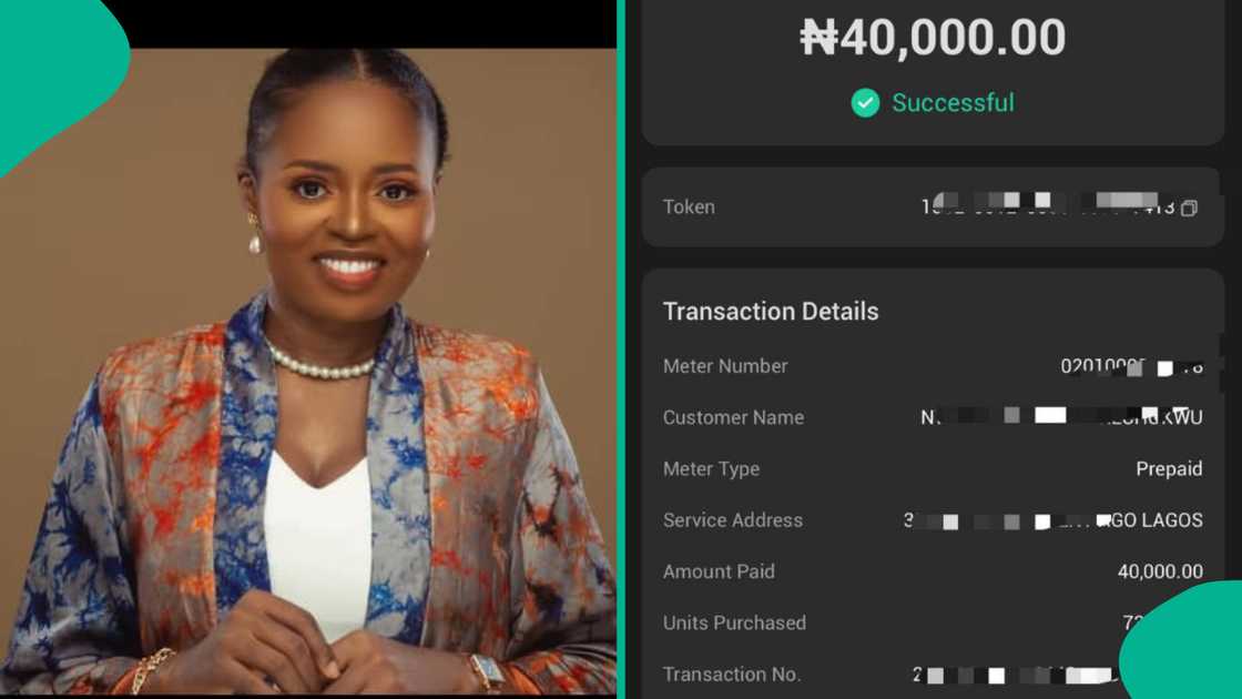 Lady gets 73.4kWh of electricity with N40,000. Lady gets 73.4kWh of electricity with N40,000.