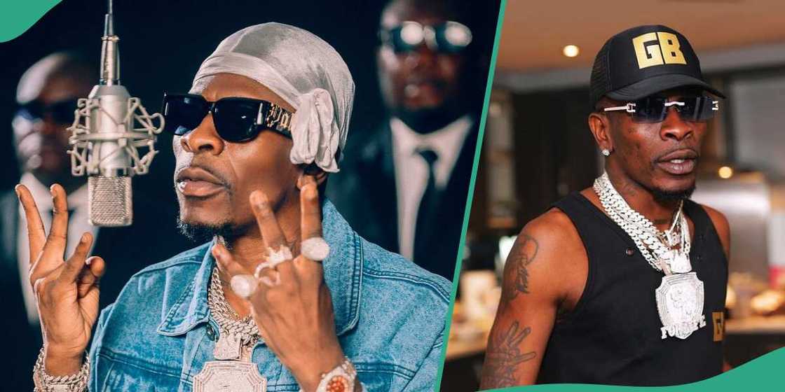 Shatta Wale thrills fans with performance. Shatta Wale thrills fans with performance.