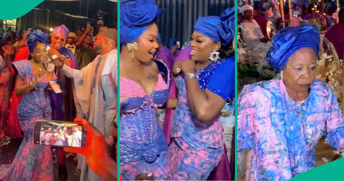 Funke Akindele, Iyabo Ojo at Kamo State's wedding. Funke Akindele, Iyabo Ojo at Kamo State's wedding.