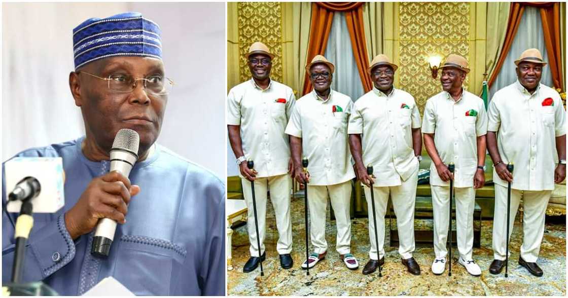 Atiku Abubakar, PDP G-5 governors, 2023 general election. Atiku Abubakar, PDP G-5 governors, 2023 general election.