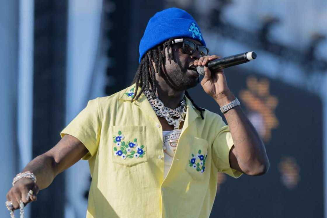 Rapper Chief Keef performs onstage during day 3 of Rolling Loud at Hollywood Park Grounds