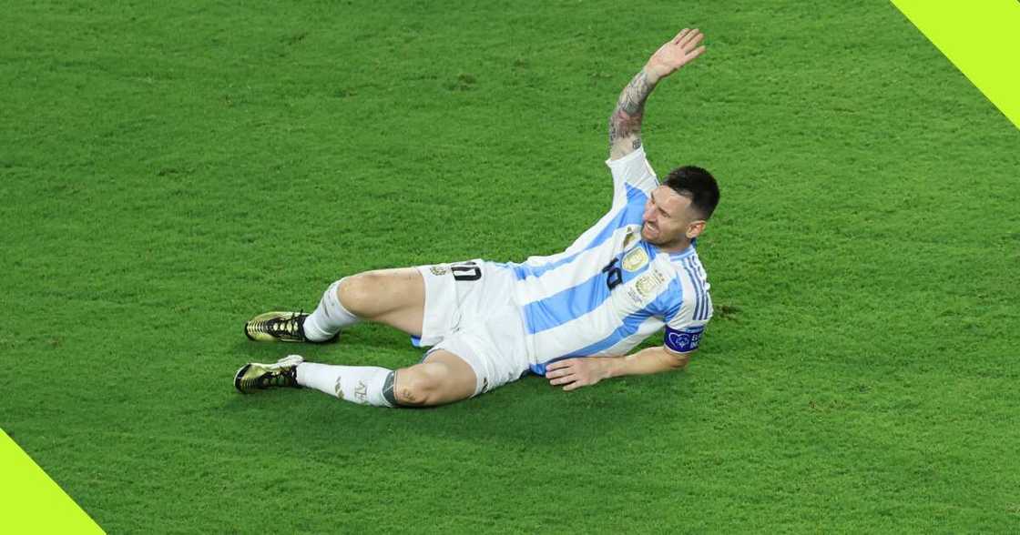 New footage shows the extent of Lionel Messi's ankle injury in Copa America final against Colombia