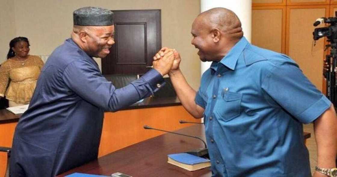 Wike ya goyi bayan Akpabio ya zama shugaban majalisar dattawa Wike ya goyi bayan Akpabio ya zama shugaban majalisar dattawa