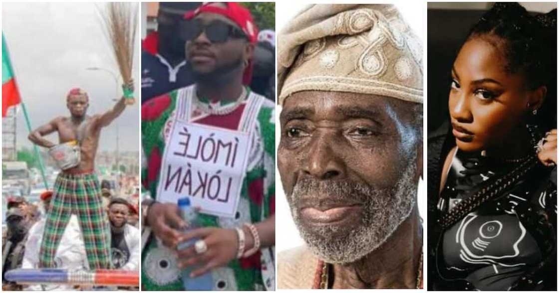 Portable Zazu, Tems, Davido, Osun election, Olu Jacobs, BBNaija