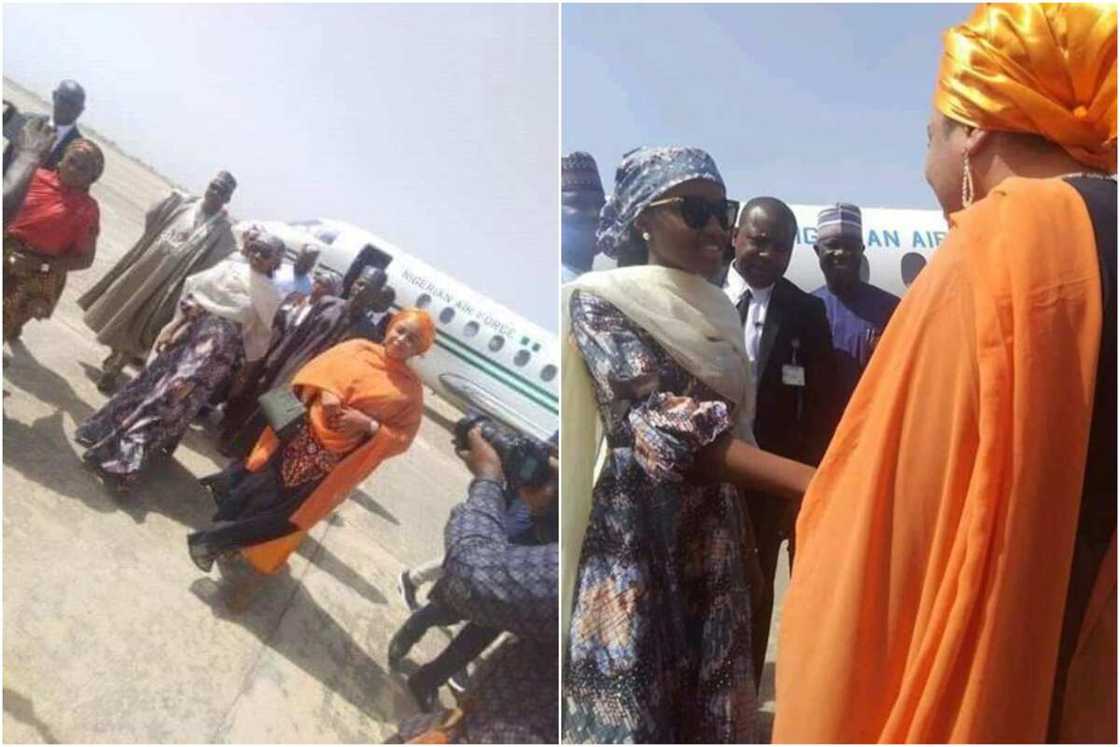 Nigerians kick as Buhari’s daughter uses presidential jet for personal engagement, presidency reacts Nigerians kick as Buhari’s daughter uses presidential jet for personal engagement, presidency reacts