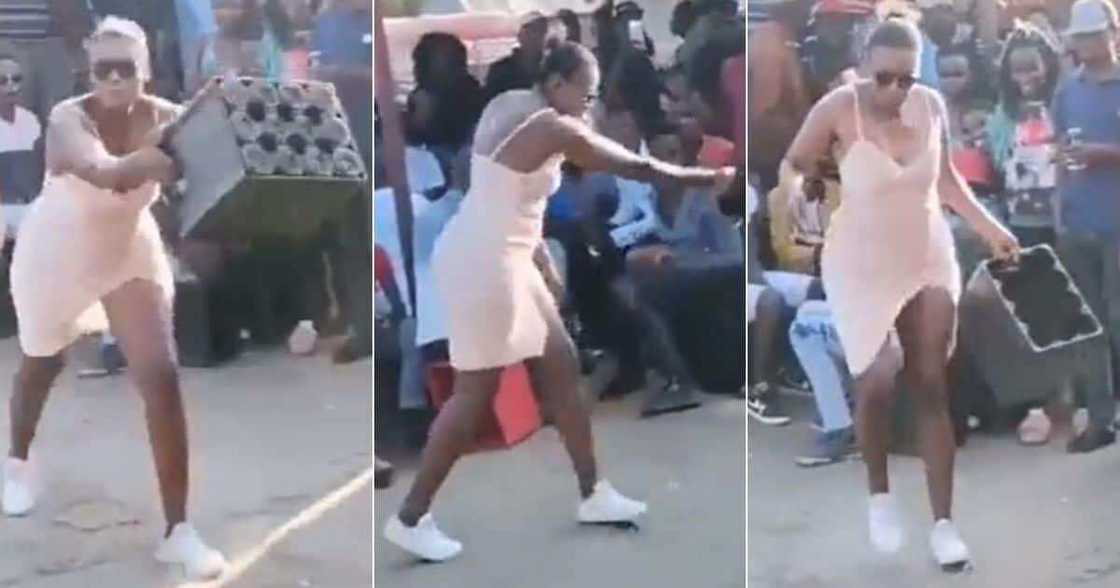 lady, dancing, crate lady, dancing, crate