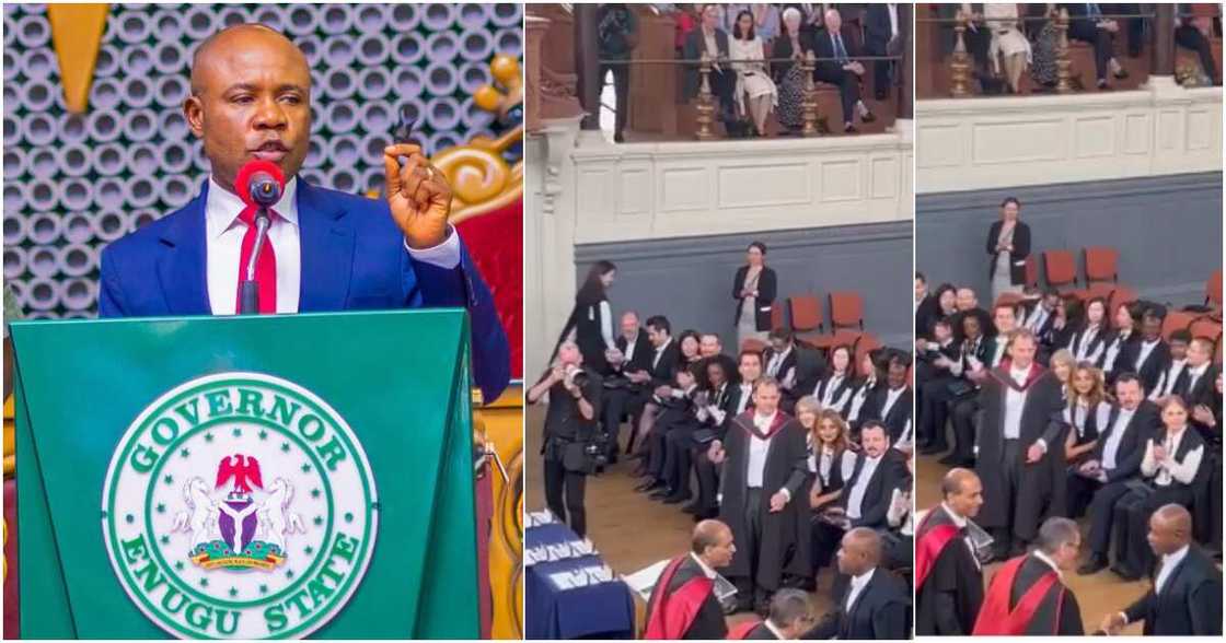 Peter Mbah, Enugu state governor, PDP, Oxford University, London Peter Mbah, Enugu state governor, PDP, Oxford University, London