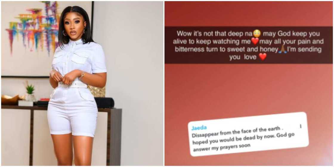 Mercy Eke replies troll. Mercy Eke replies troll.