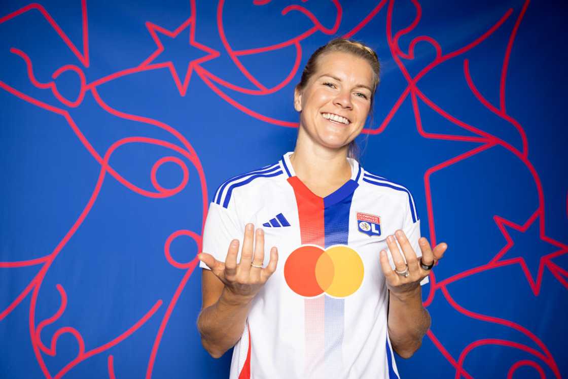 Ada Hegerberg in Lyon, France. Ada Hegerberg in Lyon, France.