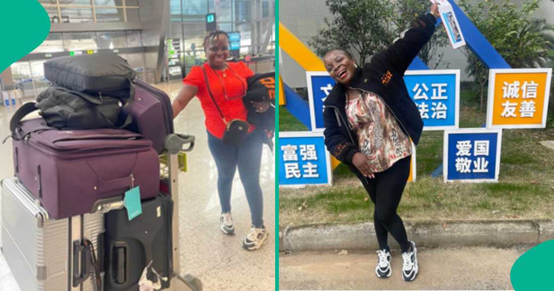 Lady narrates what she saw in China as she returns to Nigeria