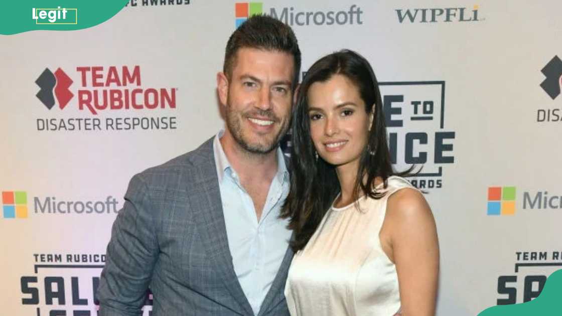 Jesse Palmer and Emely Fardo at Metropolitan Pavilion