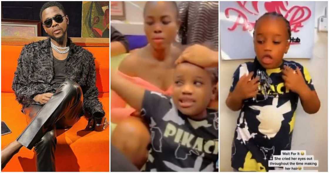 Kizz Daniel and young fan Kizz Daniel and young fan