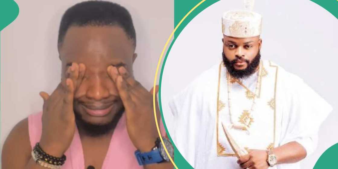 BBNaija's Dee One begs Whitemoney to forgive him. BBNaija's Dee One begs Whitemoney to forgive him.
