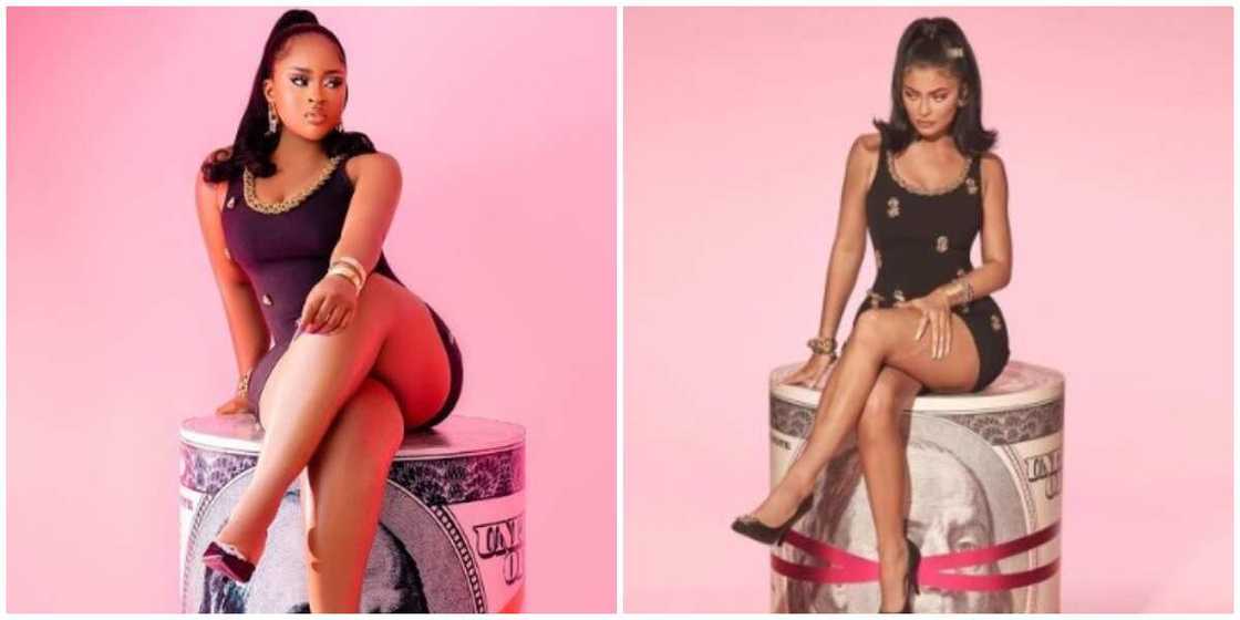 BBNaija star Amaka/Kylie Jenner/The Kardashians BBNaija star Amaka/Kylie Jenner/The Kardashians