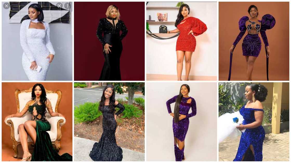 Latest Nigerian velvet gown styles that will stun the onlookers Legit.ng