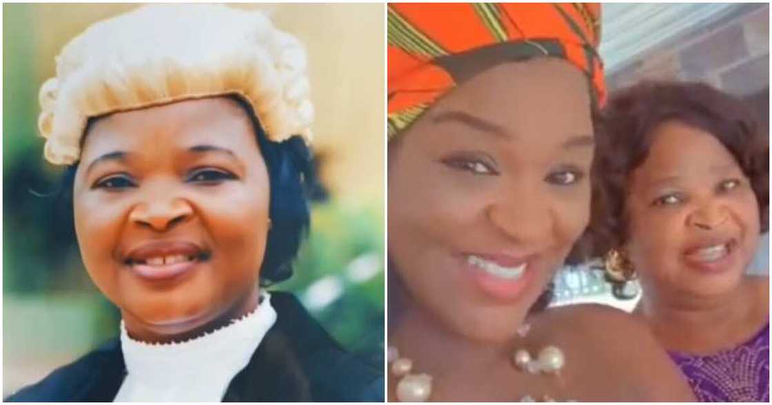 Actress Cha Cha Eke and her mum Actress Cha Cha Eke and her mum