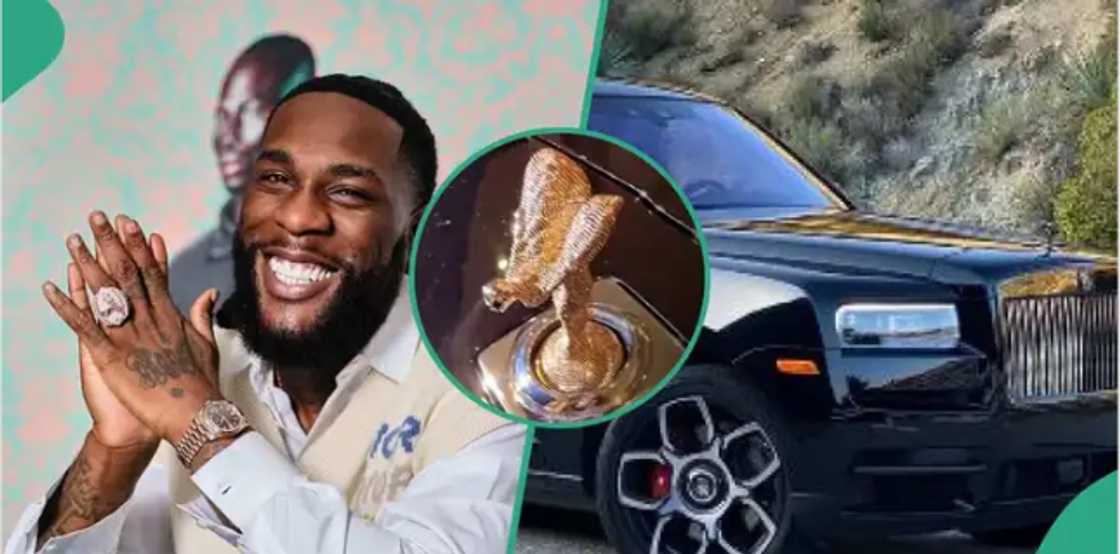 Burna Boy shows off garage as another Rolls-Royce arrive