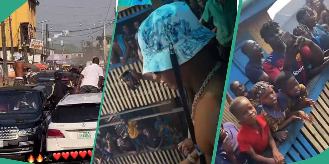 Wizkid's N100 million giveaway: Singer makes money rain in Lagos. Wizkid's N100 million giveaway: Singer makes money rain in Lagos.