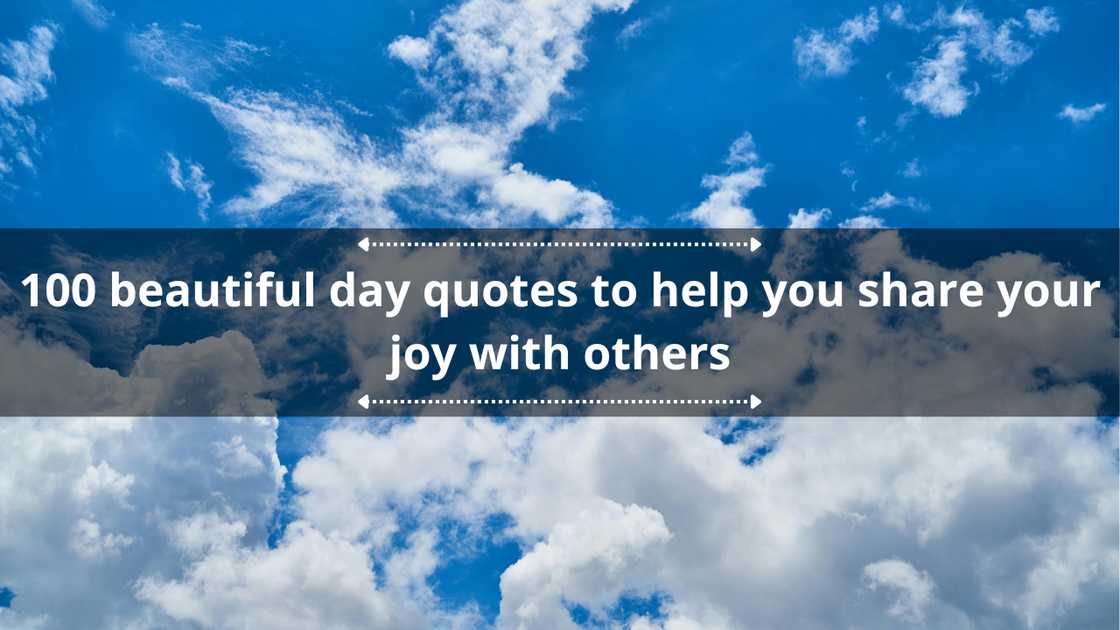 beautiful day quotes