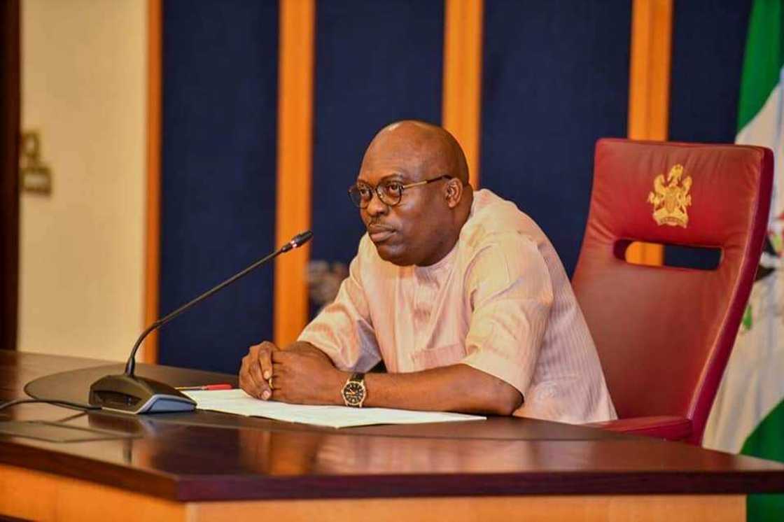 Gwamnan Ribas, Sir Siminialaye Fubara. Gwamnan Ribas, Sir Siminialaye Fubara.